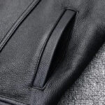 Men Fashion High Quality Leather Motorbike Vest Outdoor - Image 2