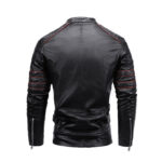 Hot Sale Men's Slim Leather Jacket - Image 2