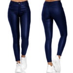 Fashion New Women Lady Girls Female PU Leather Pant - Image 5